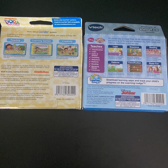 VTECH Innotab Dora the explorer and Sofía the first/ ages 3-6 - Picture 4 of 6